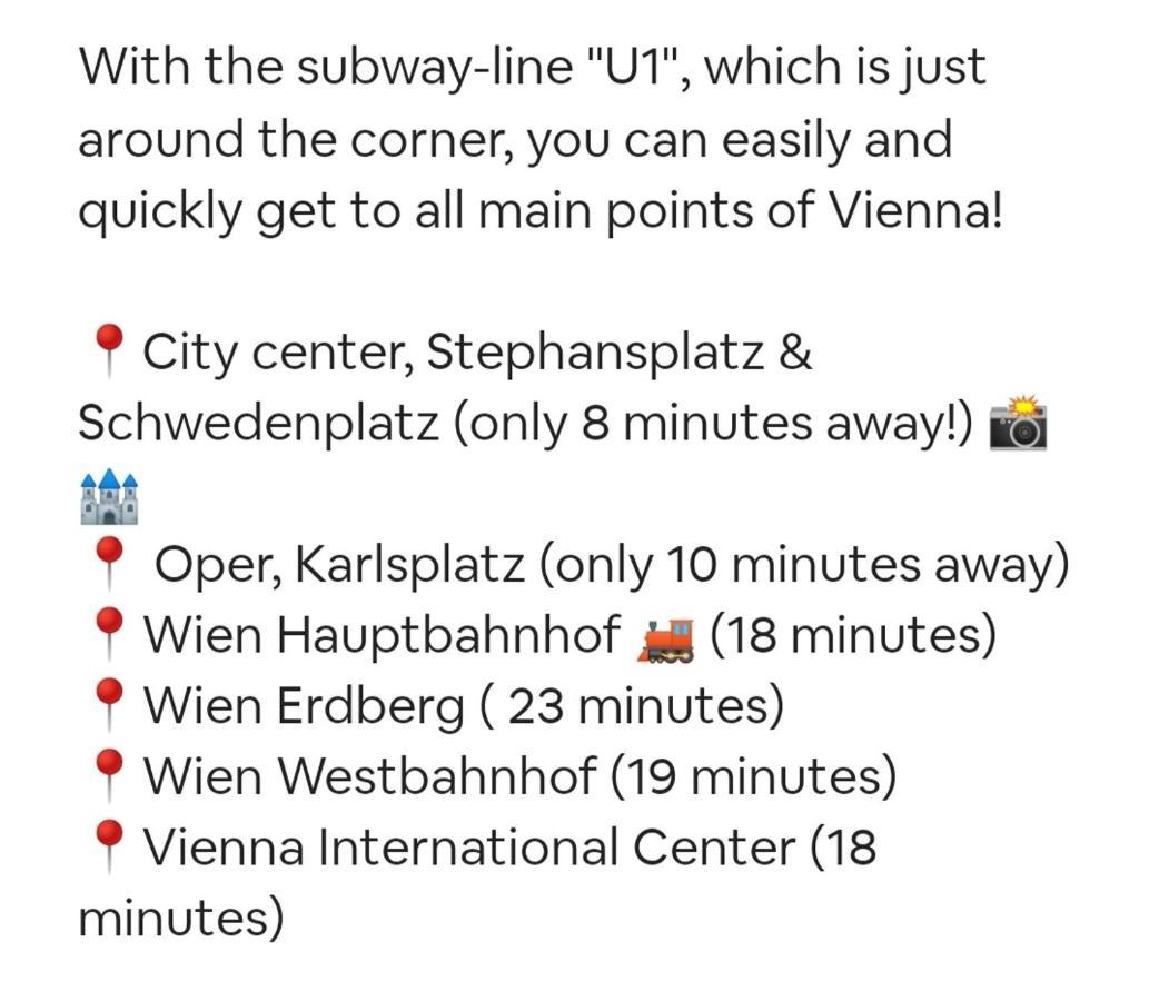 Center ! 3 Stops Away From The Center Of Vienna! Exteriör bild